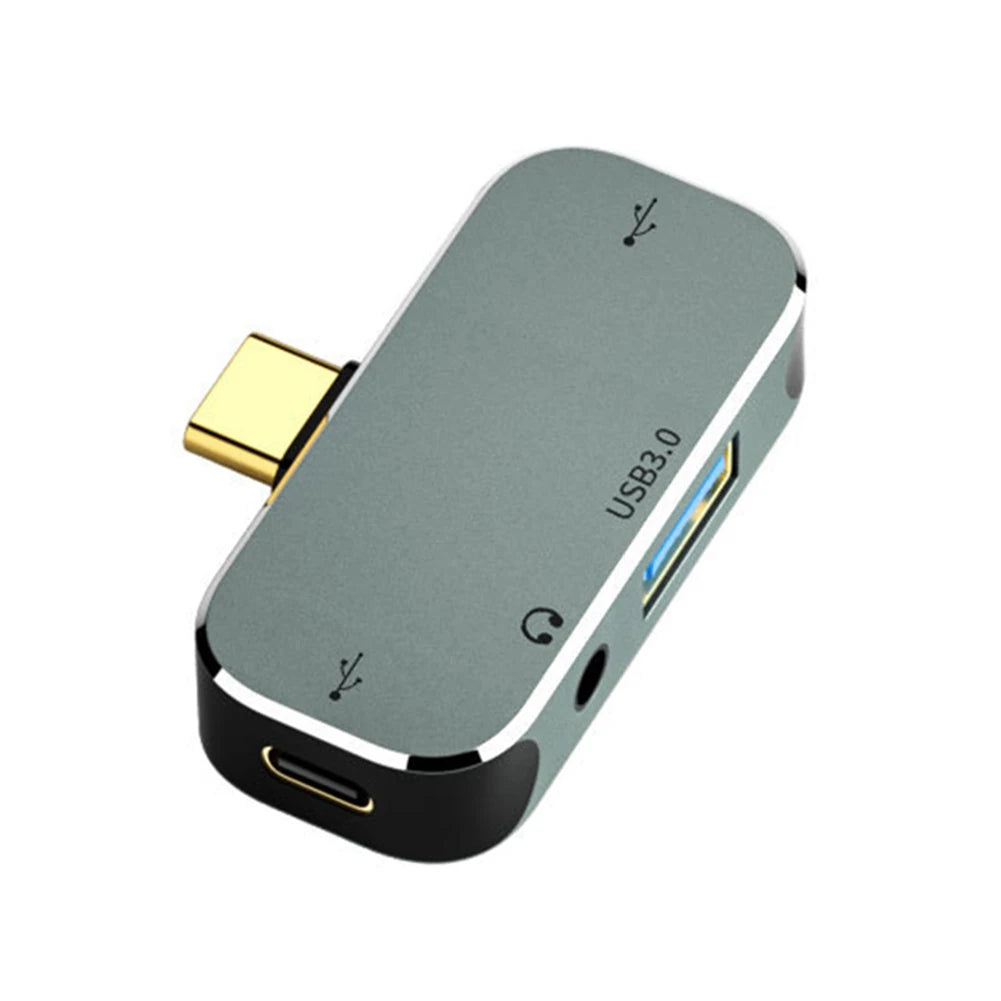 Type-C Extension Hub to 3.5 PD100W USB3.0/USB2.0/USB3.1 HDMI-Compatible Splitter Computer Peripherals