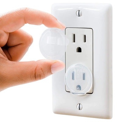 10/20PCS Childproof Outlet Covers – US Standard Baby Safety Plugs, Clear Electrical Socket Protectors for Home & Export - Smarsty