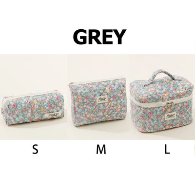 1pcs Cute Quilted Cotton Makeup Bag Women Zipper Cosmetic Organizer Cloth Handbag Box Shape Portable Toiletry Case for Girls - Smarsty