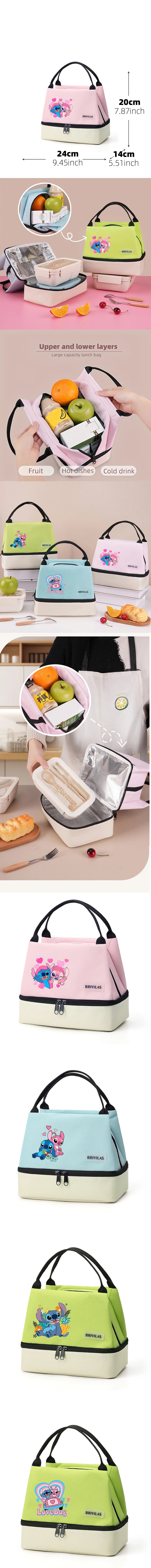 Insulated Lunch Bag Foldable Portable Cooler For Office - Smarsty