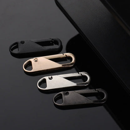5pcs Universal Replacement Zipper Slider Metal Alloy Removal Zipper Puller Luggage Bag Zip Head DIY Craft Sewing Tool Repair Kit - Smarsty