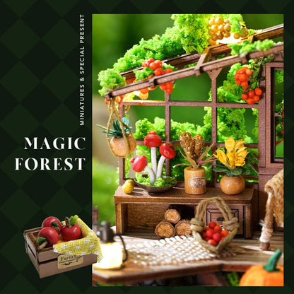 Mini DIY Kit For Doll House Making And Assembling Room Models Toys Home And Bedroom Decorations With Furniture Wooden Crafts by Smarsty