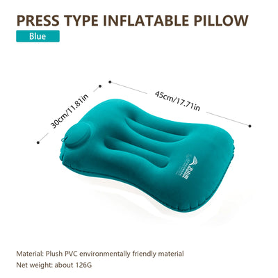 BISINNA Camping Inflatable Pillow Portable Ultralight Travel Hiking Air Sleeping Pillow for Neck and Lumbar Support by Smarsty