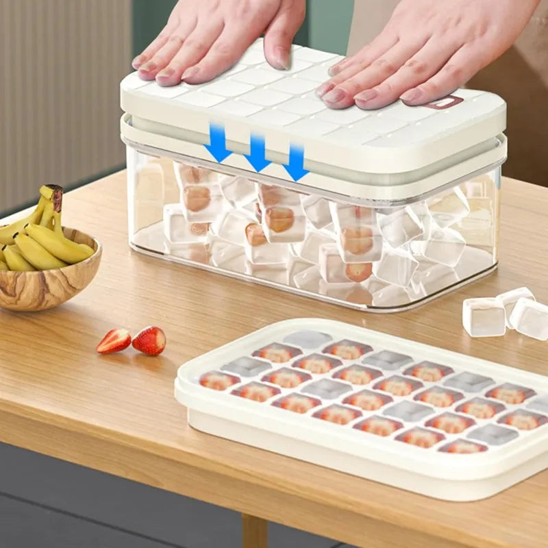 Large Capacity Silicone Ice Cube Tray for Easy Drinks - Smarsty