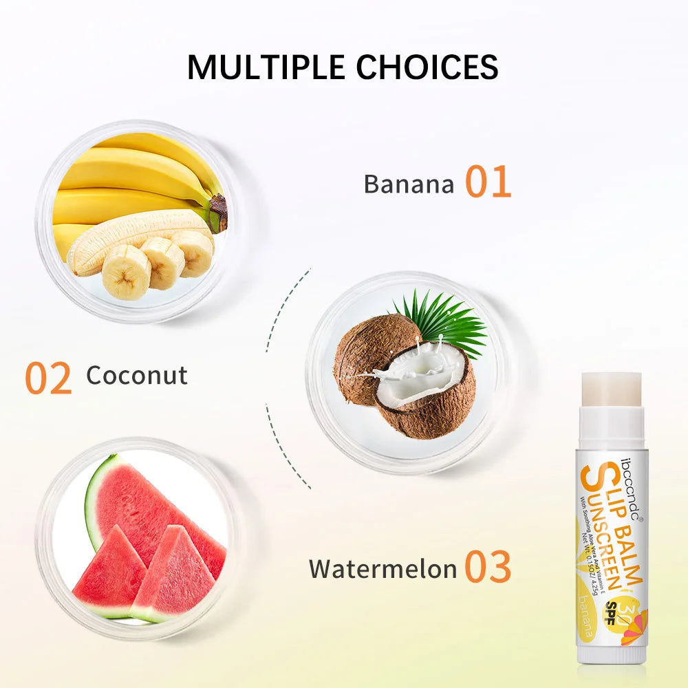 Sunscreen Lip Balm SPF 30 Moisturizing Flavor Variants - Smarsty