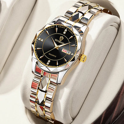 Luxury Waterproof Quartz Watch for Women with Luminous Feature - Smarsty