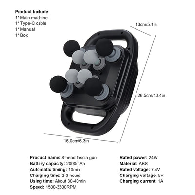 High-Frequency Vibration Body Massage Gun for Muscle Relief - Smarsty