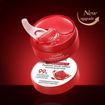 SADOER Red Pomegranate Eye Mask for Dark Circles Removal - Smarsty