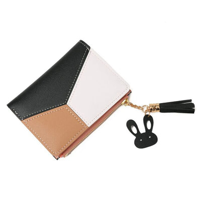 Women's Wallet PU Leather Women's Wallet Made of Leather Women Purses Card Holder Foldable Portable Lady Coin Purses - Smarsty