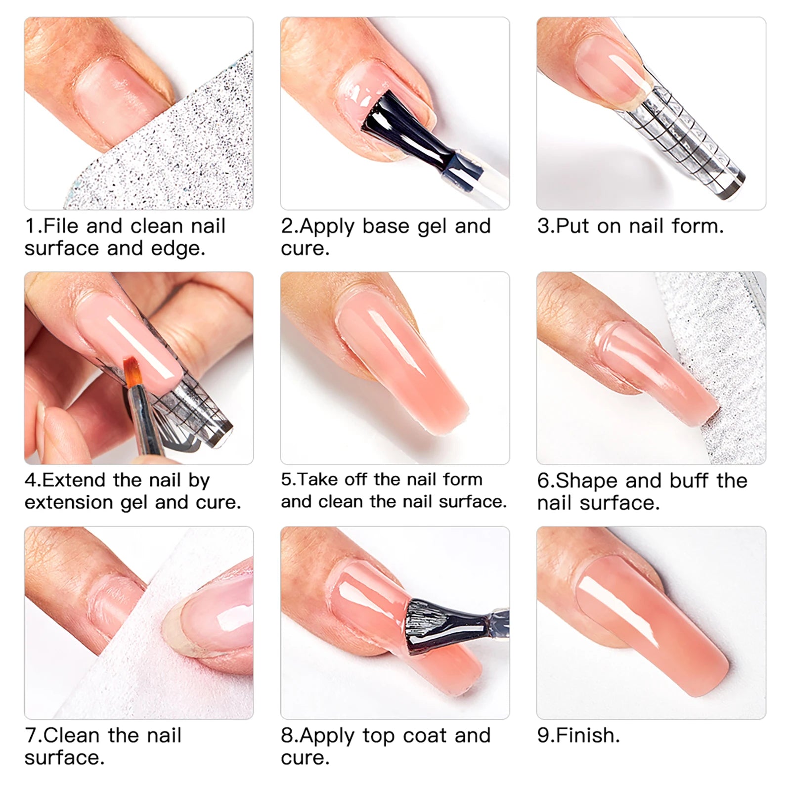 Nude Milk White Gel Nail Polish for Long Lasting Manicure - Smarsty