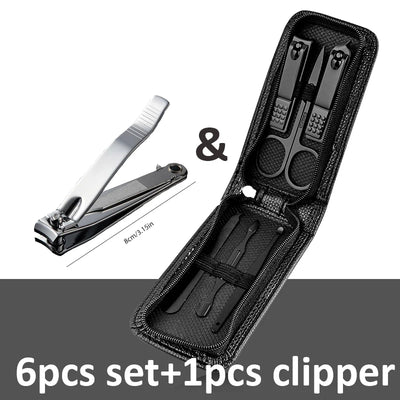 Portable Manicure Set with Sharp Stainless Steel Tools - Smarsty