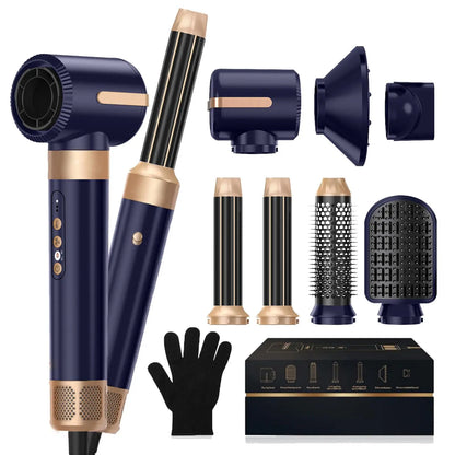 High Speed 7 In 1 Hair Dryer Brush with Diffuser - Smarsty