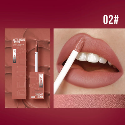 MLSMILE Waterproof Velvet Satin Lip Glaze Liquid - Smarsty