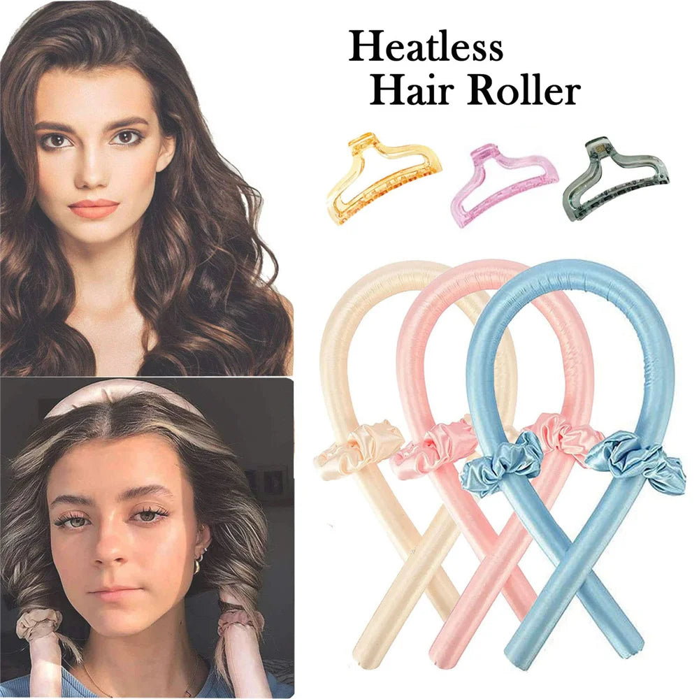 Heatless Curling Rod Headband For Soft Shiny Easy Curls - Smarsty