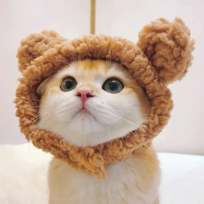 Cute Cat Dog Plush Hat for Warm Cosplay Fun - Smarsty