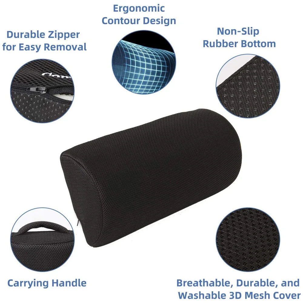 Ergonomic Memory Foam Foot Rest for Desk Comfort - Smarsty