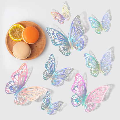 3D Hollow Butterfly Wall Stickers for Kids Room Decor - Smarsty