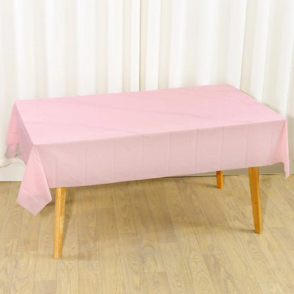 Multi Solid Color Disposable Plastic Tablecloth for Events - Smarsty