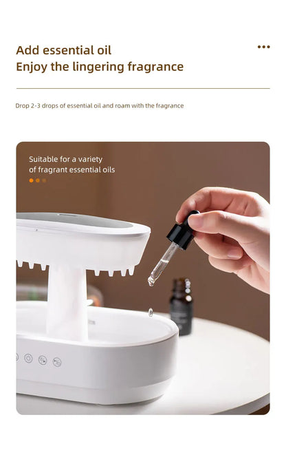 Rain Cloud Aroma Diffuser With 7 Color Night Light - Smarsty