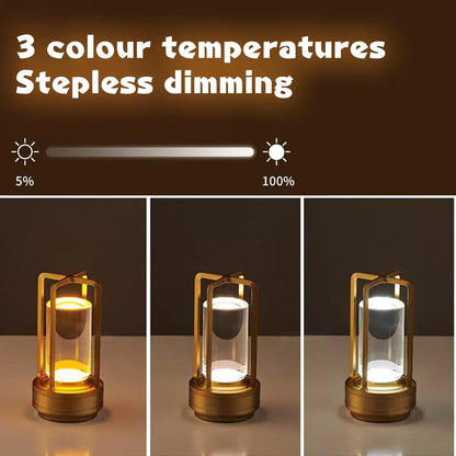 Wireless LED Touch Sensor Table Lamp for Bedroom Decor - Smarsty