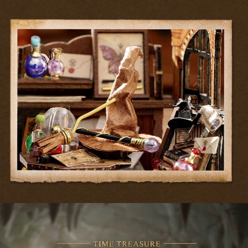 Mini DIY Kit For Doll House Making And Assembling Room Models Toys Home And Bedroom Decorations With Furniture Wooden Crafts by Smarsty