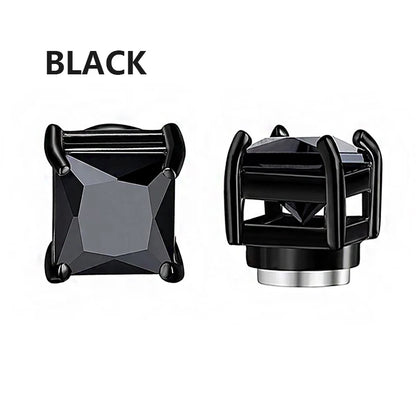 Crystal Magnetic Clip Earrings Non Piercing Unisex Style - Smarsty