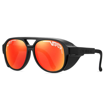 Steampunk Pit Viper Cycling Glasses Adult UV400 Men Women Sunglasses Designer Steam Punk Eyewear Vintage Retro Sun Goggles