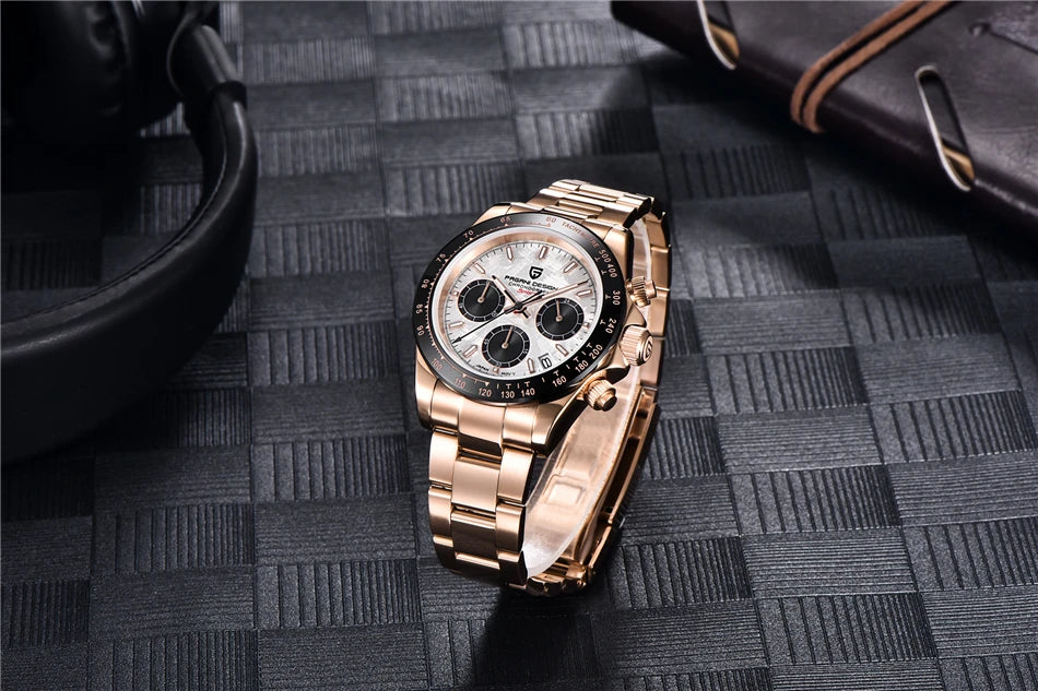 PAGANI DESIGN Men's Waterproof Chronograph Quartz Watch - Smarsty