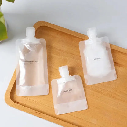 Travel Size Leak Proof Squeeze Pouches for Cosmetics - Smarsty