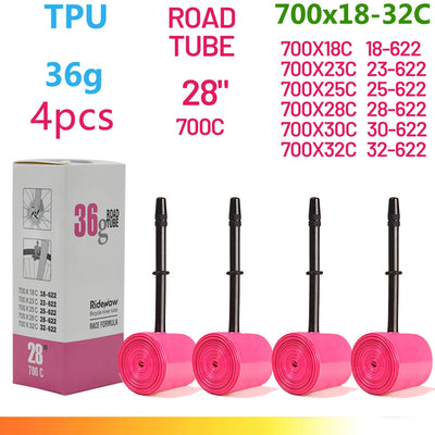 RideNow TPU Bike Inner Tube 700C 700x18 23 25 28 32 35 37 40 47C Road Bicycle Tire MTB Bike Camera 29x1.5 1.75 1.9 pneu aro - Smarsty