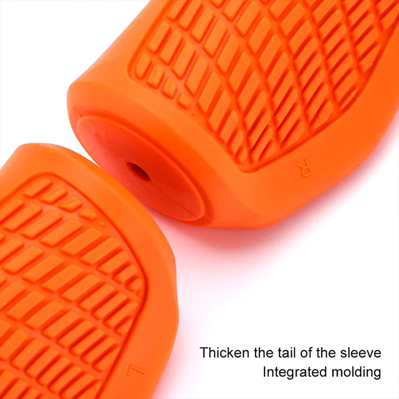 Bicycle Handlebar Grip Lock On Mountain Bike Grip Soft Rubber MTB Cuffs 22.2mm Bicycle Handle Cover Non-slip Bike Handles - Smarsty