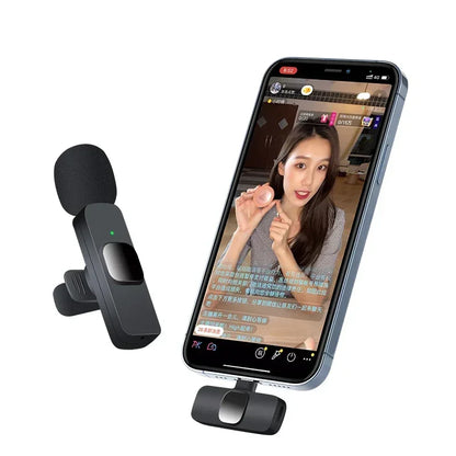 Basix Wireless Lavalier Microphone for iPhone Vlogging - Smarsty