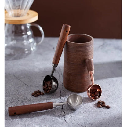 Walnut Wooden Measuring Spoon Set for Kitchen Use - Smarsty