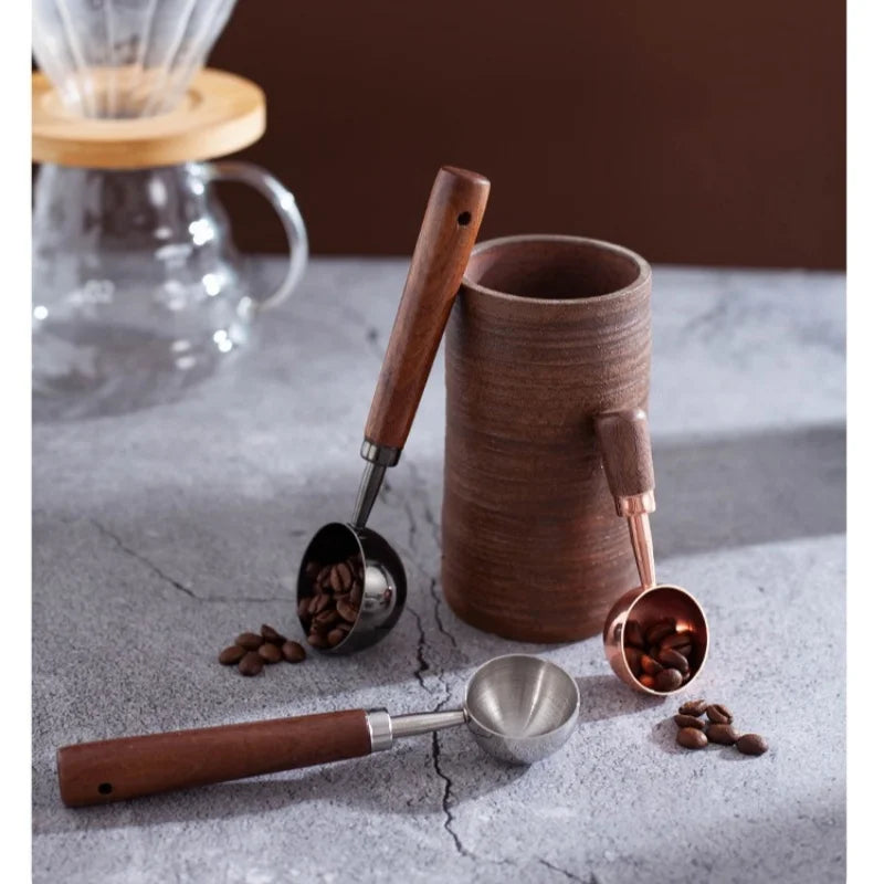 Walnut Wooden Measuring Spoon Set for Kitchen Use - Smarsty
