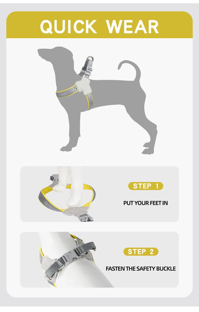 Reflective No Pull Dog Harness for Small Dogs - Smarsty