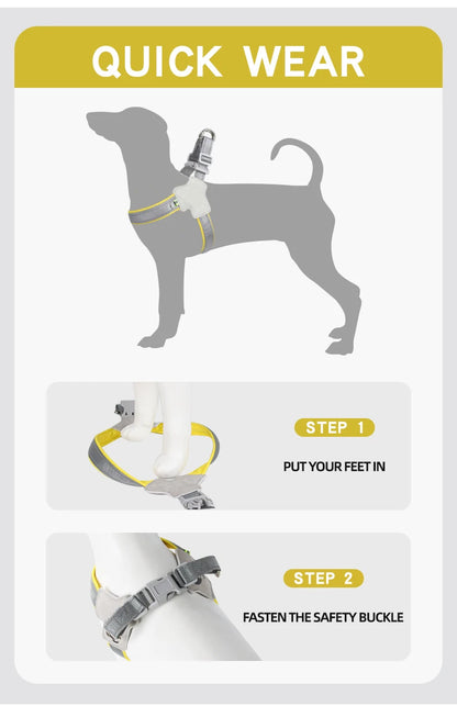 Reflective No Pull Dog Harness for Small Dogs - Smarsty