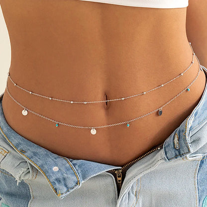Boho Minimalist Multilayer Waist Beads Belly Chain - Smarsty