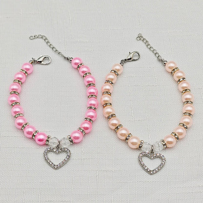 Cute Adjustable Pet Necklace with Heart Pendant - Smarsty