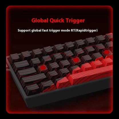 Mechanical Gaming Keyboard Hot Swap 68 Keys Rapid Trigger