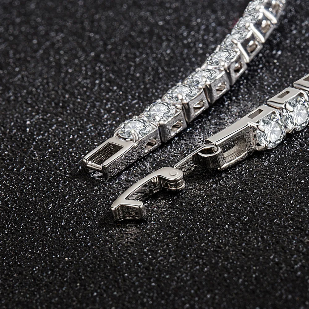S925 Sterling Silver Tennis Ball Bracelet for Women - Smarsty