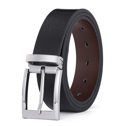 Men's Leather Cowskin Belt High Quality Fashion Waist Strap - Smarsty