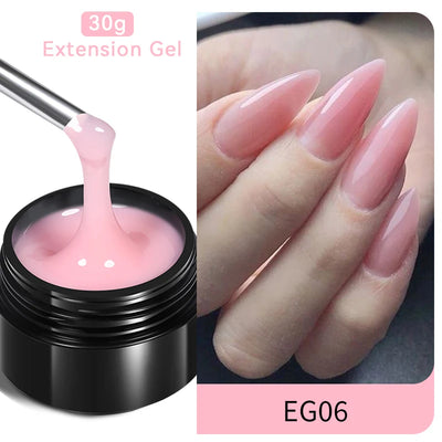 Born Pretty 30ml Milky White Nail Extension Gel - Smarsty