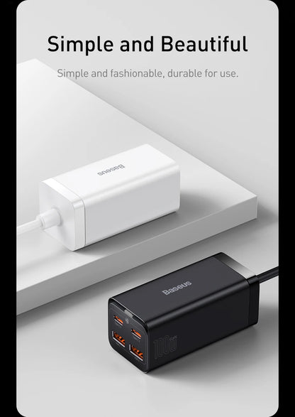 GaN3 Desktop Charger 100W 65W USB C PD Multiport Charger - Smarsty