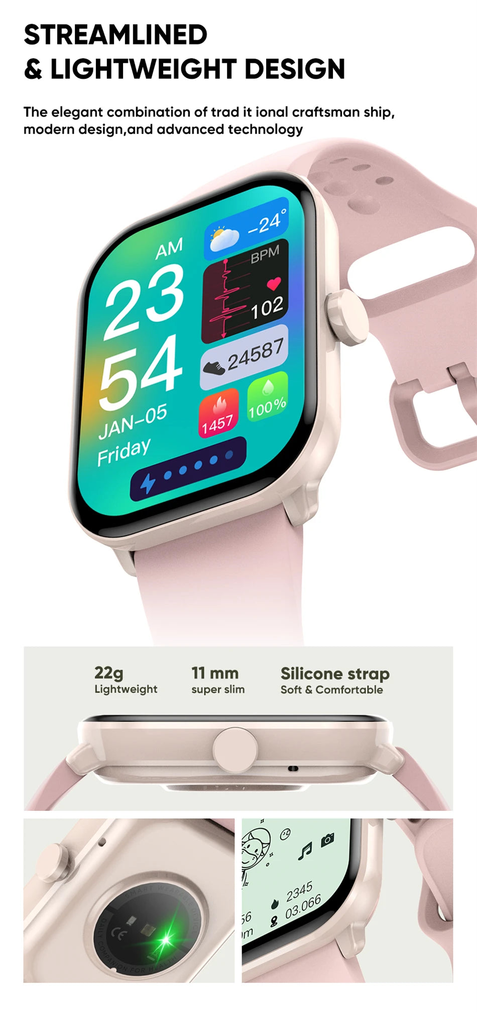Xiaomi Watch 5 Global Version HD AMOLED GPS Smart Watch - Smarsty