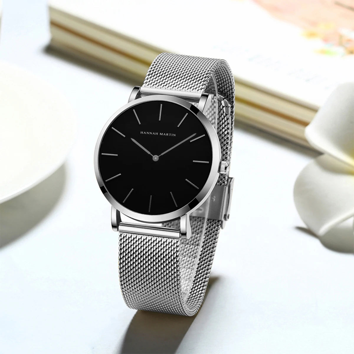 Rose Gold Women's Bracelet Watch with Japan Quartz Movement - Smarsty