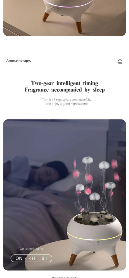 Dynamic Jellyfish Air Humidifier with Remote Control - Smarsty