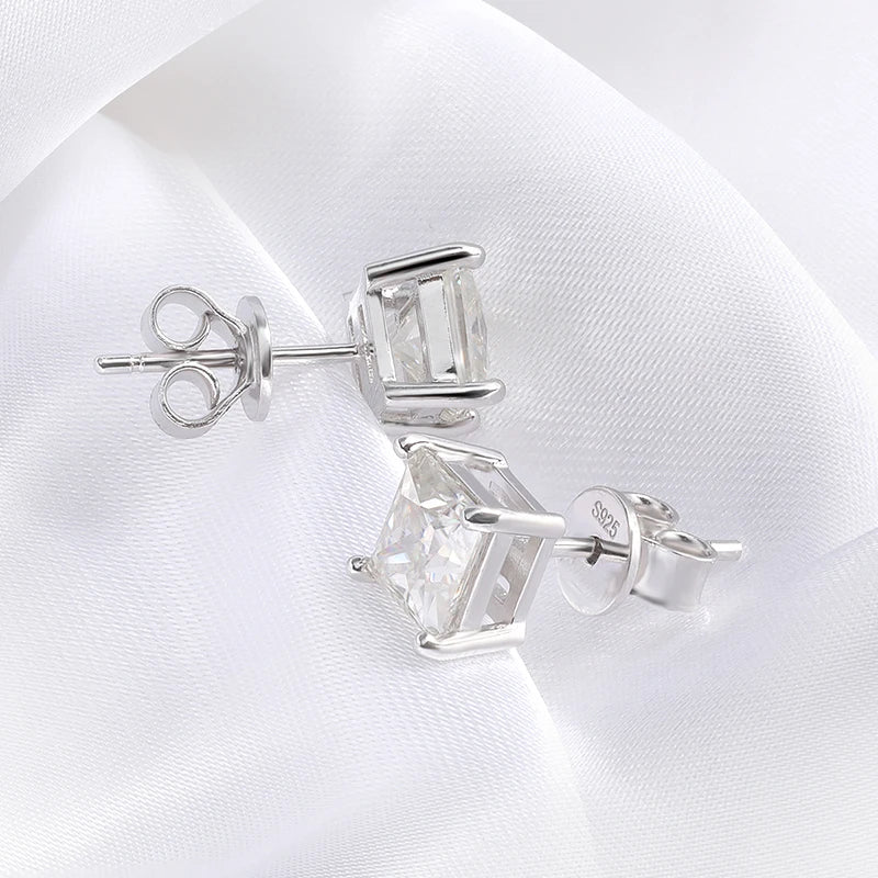 Moissanite Stud Earrings 0.4-5CT VVS Sterling Silver - Smarsty