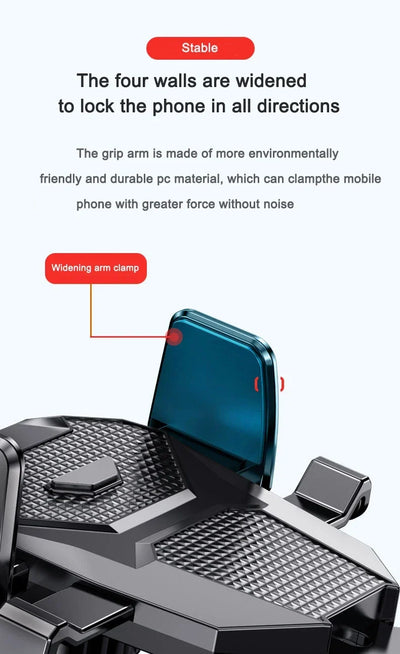 Universal Car Phone Holder With 360 Degree Pivot Mount - Smarsty