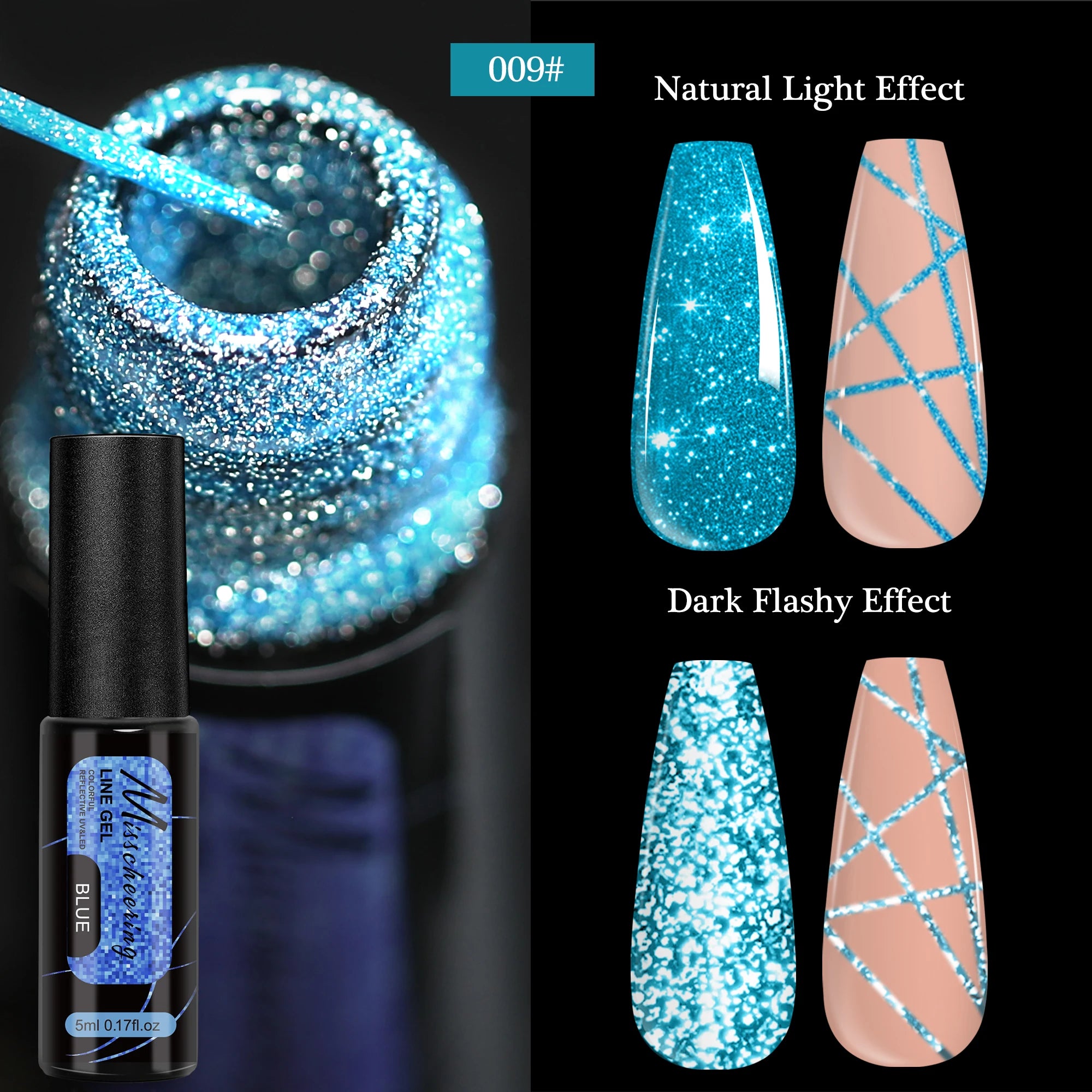 Gold Silver Metallic Nail Gel Polish for Stunning Mirror Finish - Smarsty