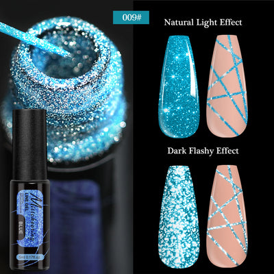 Gold Silver Metallic Nail Gel Polish for Stunning Mirror Finish - Smarsty